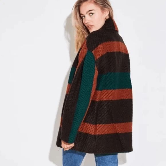 Ulla Johnson Emery‎ Jacket in Forest Double Breasted Brown Green Size Small - Picture 2 of 8